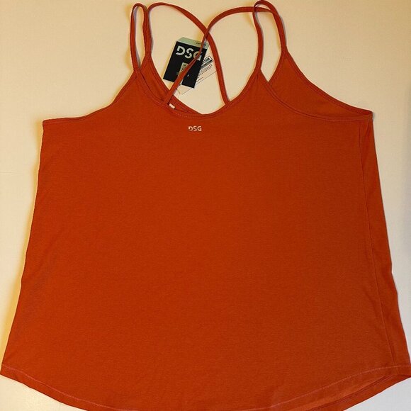 NWT DSG Orange Strappy Tank Top - Picture 1 of 5